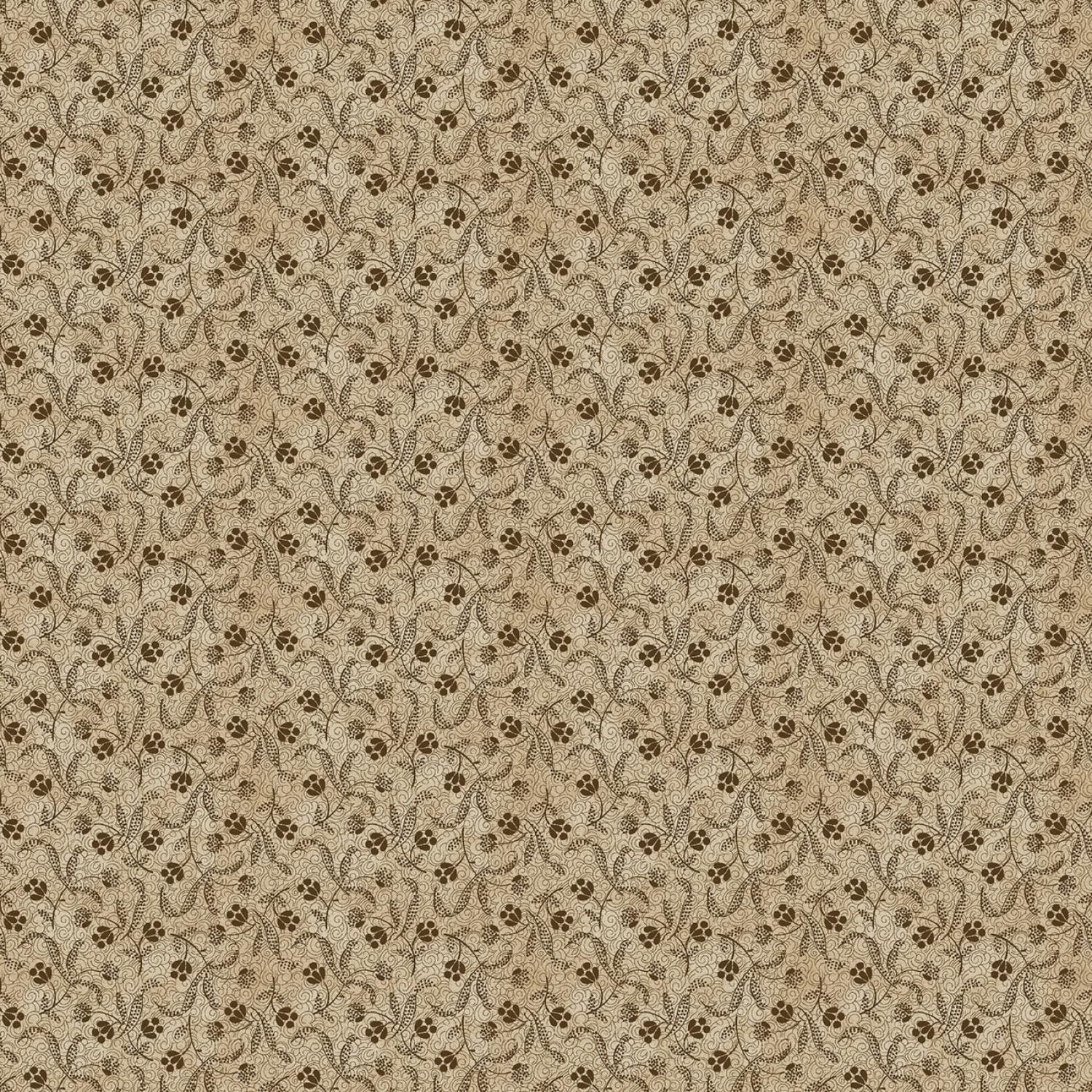 Dear Scarlet by Pam Buda Tan Vintage Garden # R171631D-TAN