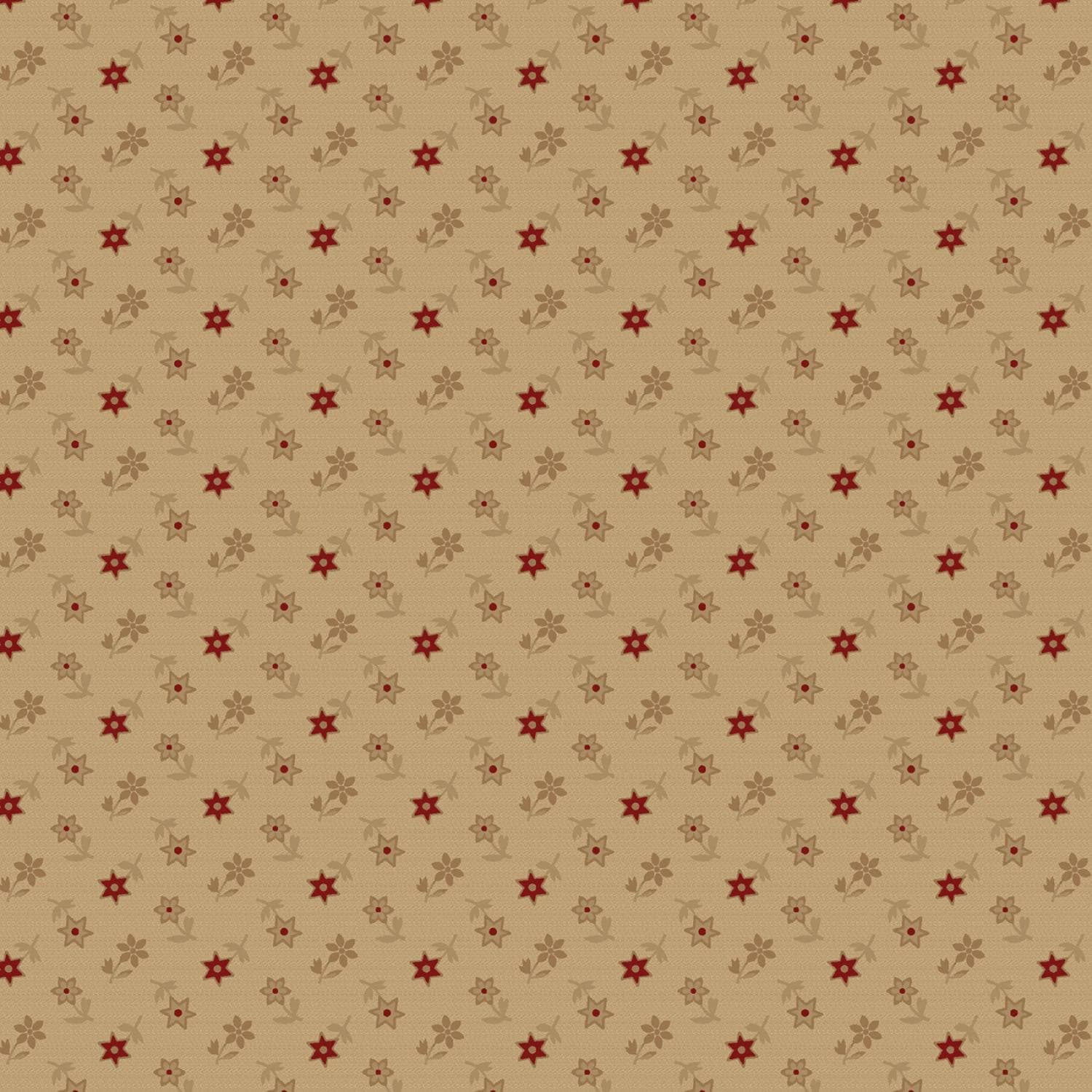 Dear Scarlet by Pam Buda Beige Flowers Everywhere # R171638D-BEIGE