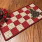 Christmas Primitive Farmhouse Table Runner Item #1996