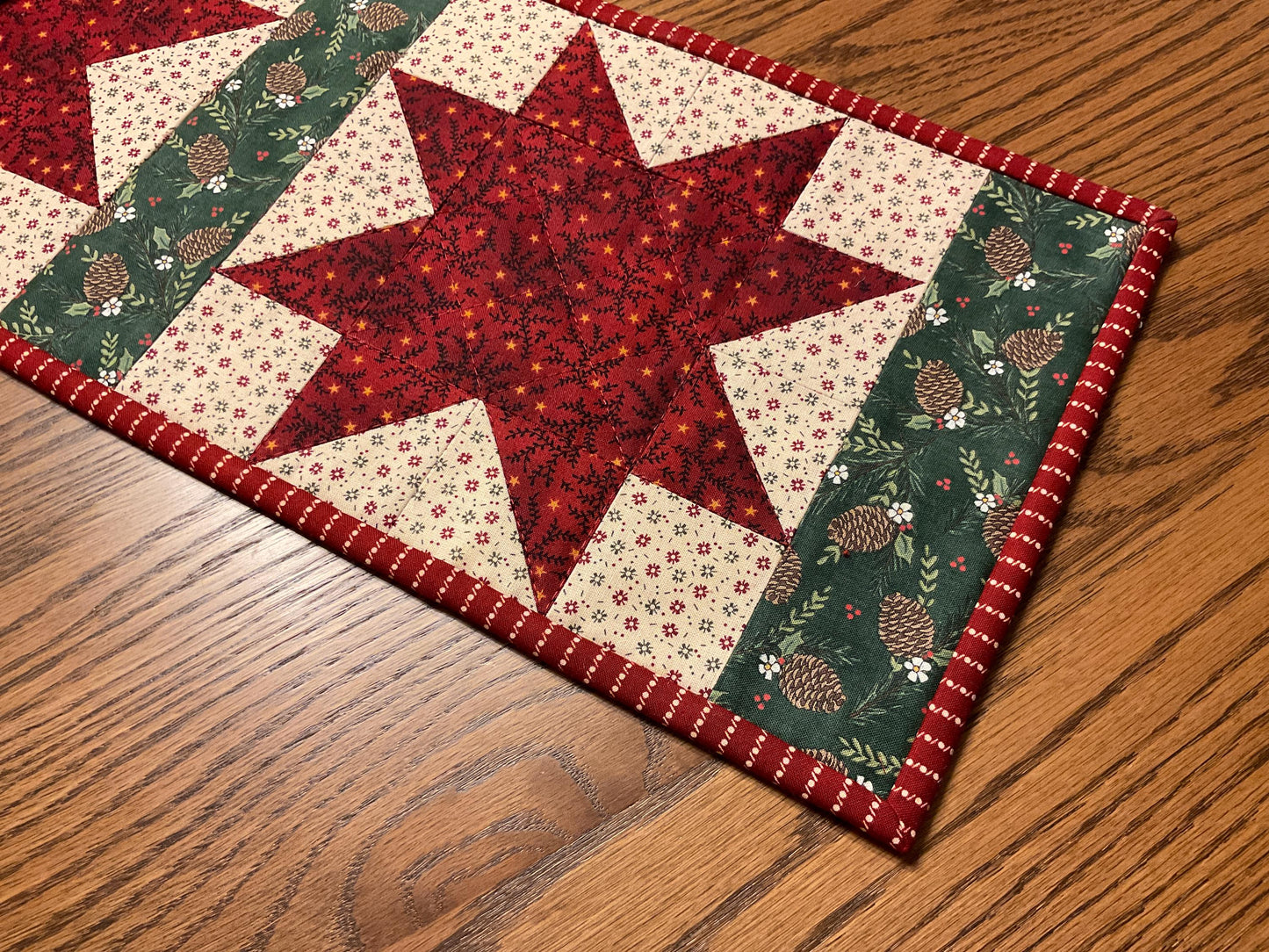 Primitive Farmhouse Christmas Table Runner Item #1998