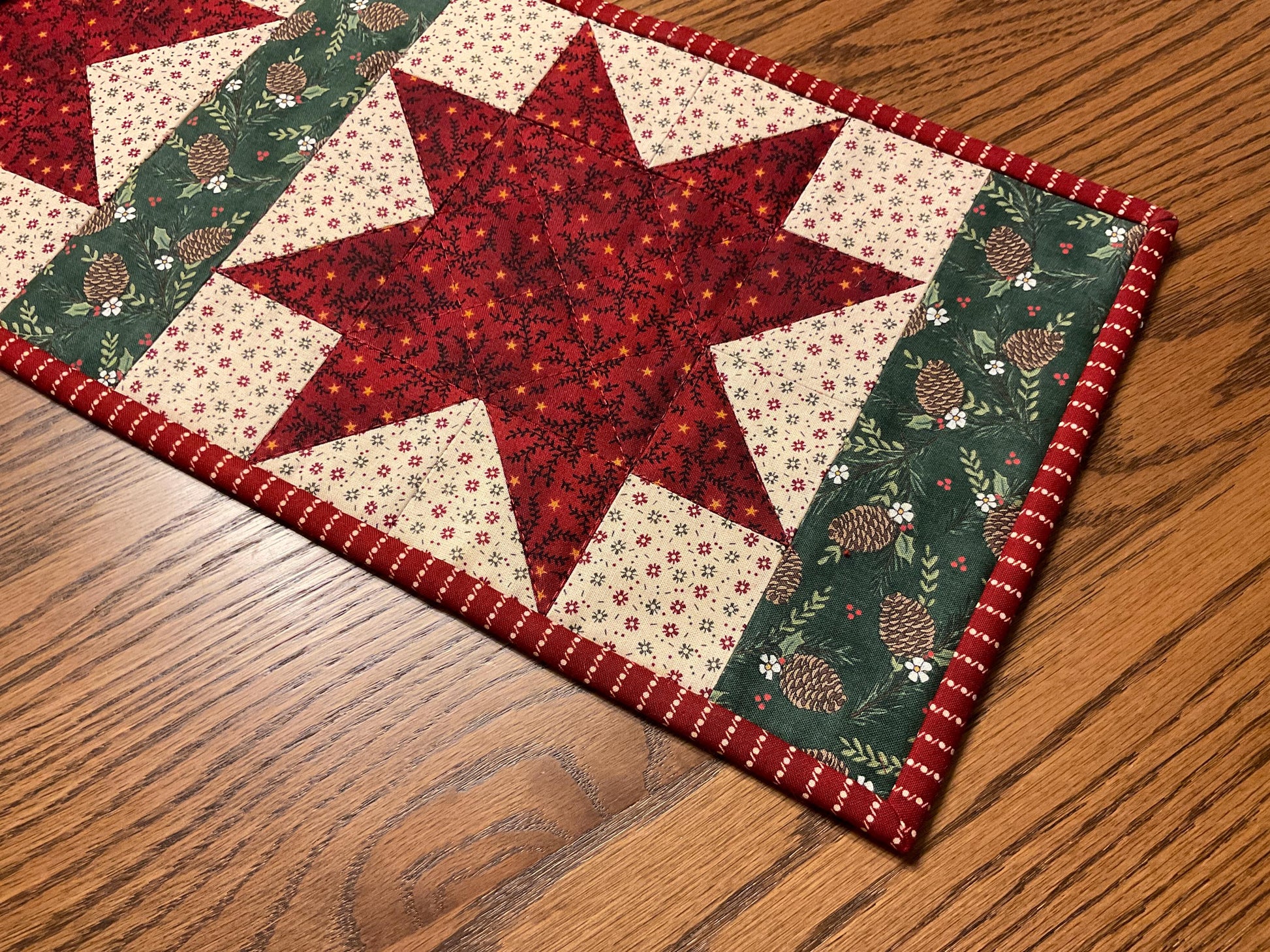 Primitive Farmhouse Christmas Table Runner Item #1998