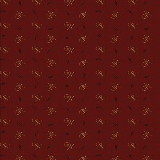 Dear Scarlet by Pam Buda Wine Whimsical Circle # R171632D-WINE