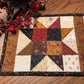 Primitive Farmhouse Scrappy Star Table Runner Item #2006
