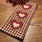 Primitive Farmhouse Valentine Towel Item #2012