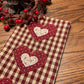 Primitive Farmhouse Valentine Towel Item #2012