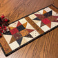 Primitive Farmhouse Scrappy Star Table Runner Item #2006