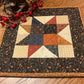 Primitive Farmhouse Scrappy Star Table Topper Item #2009