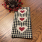 Primitive Farmhouse Valentine Towel Item #2019