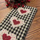 Primitive Farmhouse Valentine Towel Item #2022