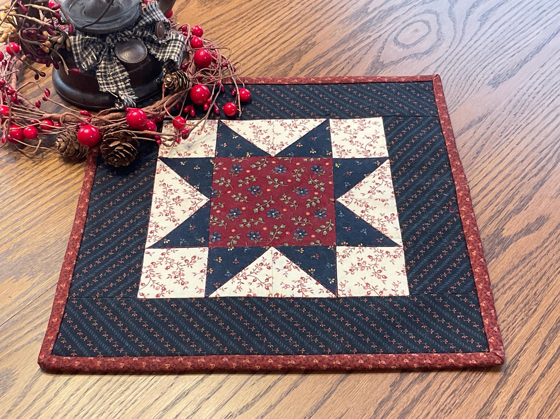 Primitive Farmhouse Americana Table Topper Item #2021