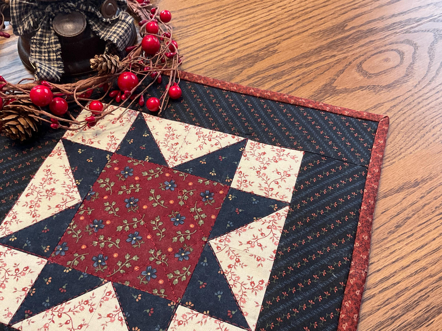 Primitive Farmhouse Americana Table Topper Item #2021