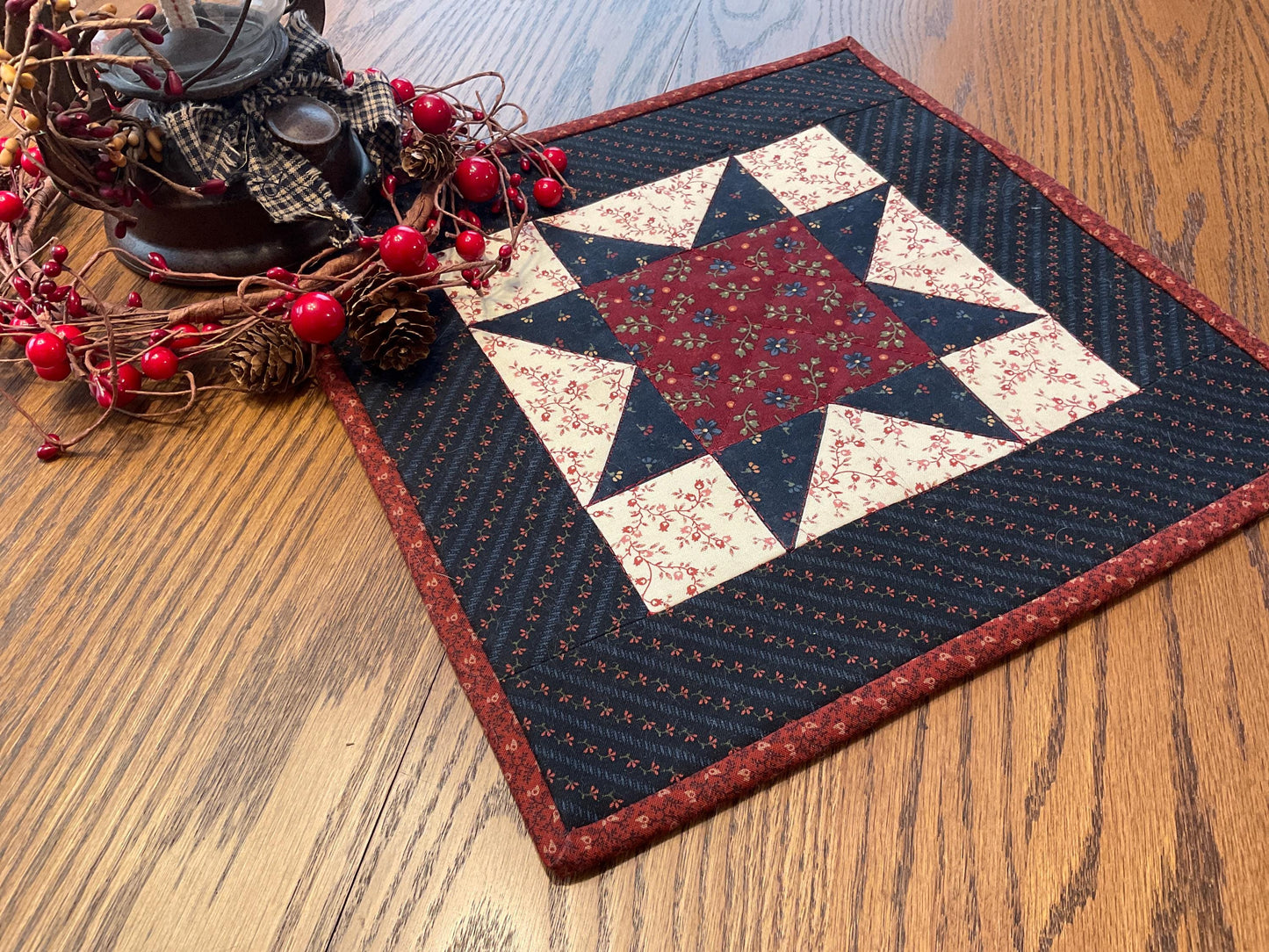 Primitive Farmhouse Americana Table Topper Item #2021