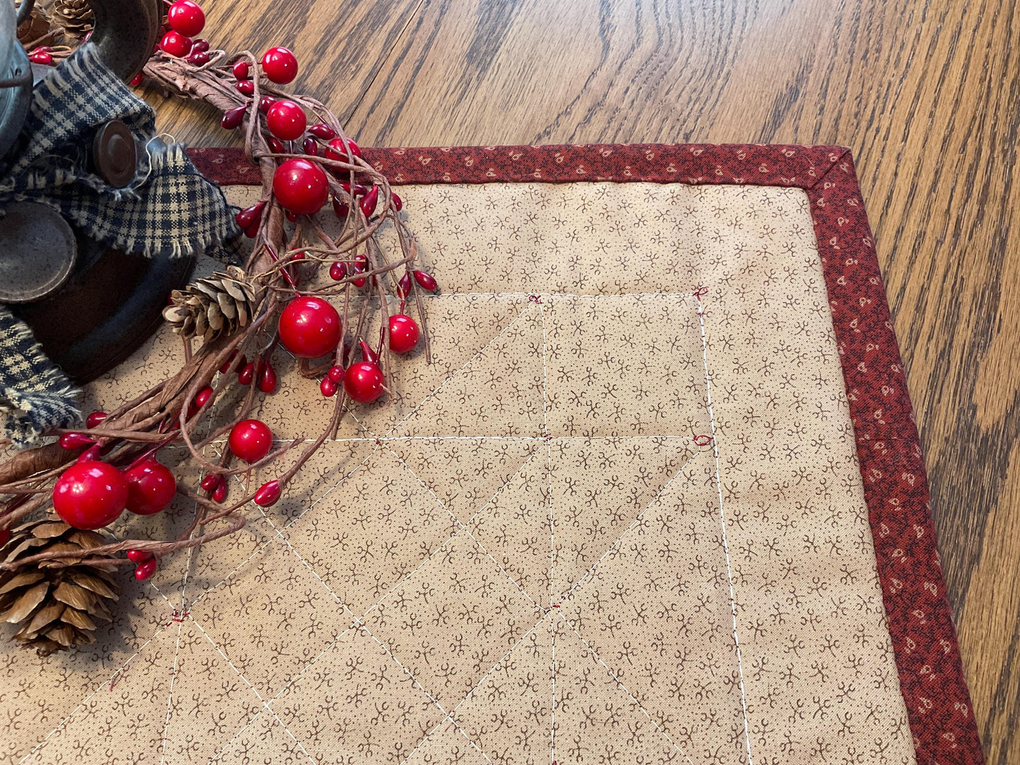 Primitive Farmhouse Americana Table Topper Item #2021