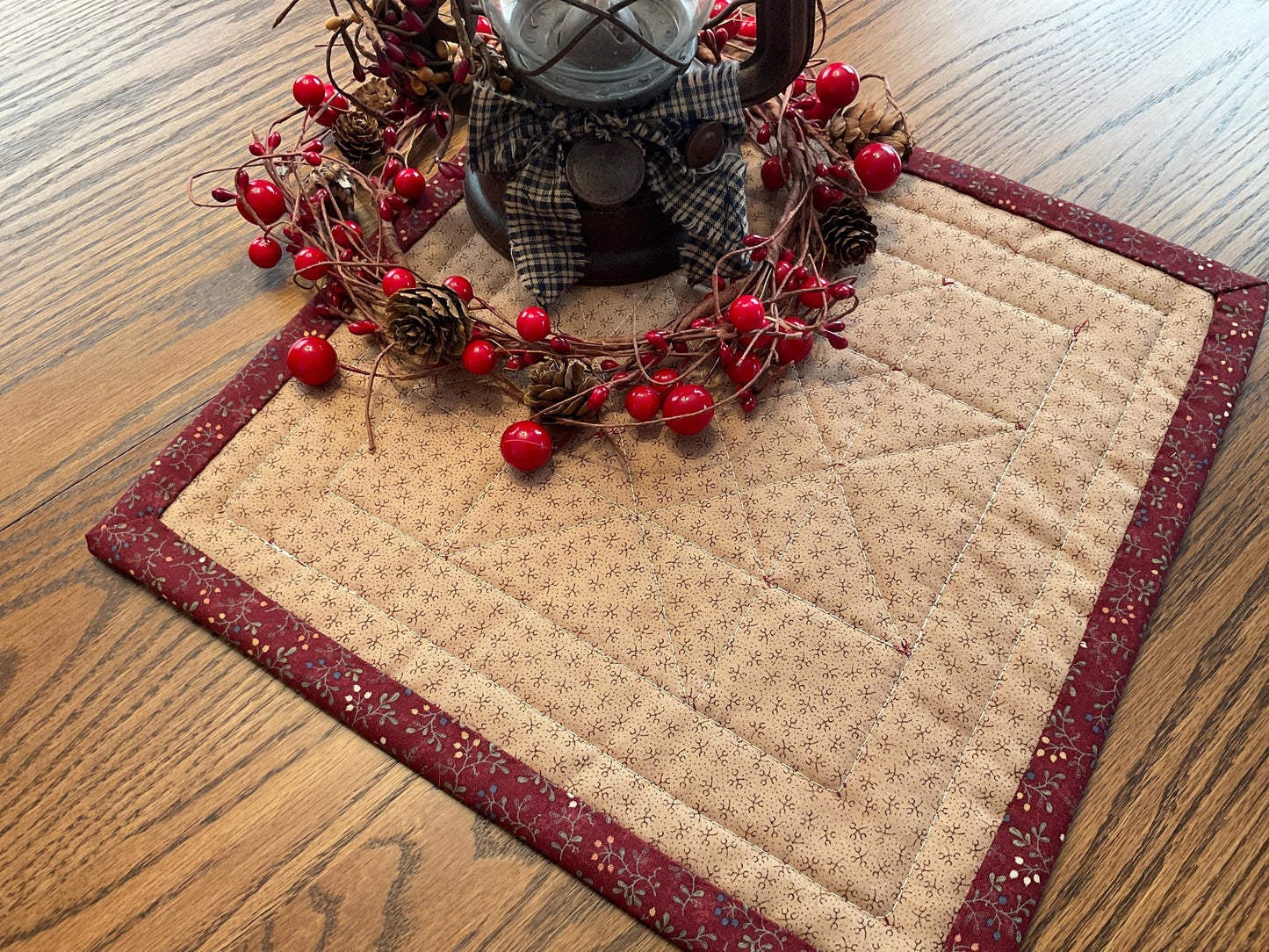 Primitive Farmhouse Americana Table Topper Item #2023