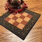 Primitive Farmhouse Checkerboard Table Topper Item #2024
