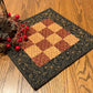 Primitive Farmhouse Checkerboard Table Topper Item #2024