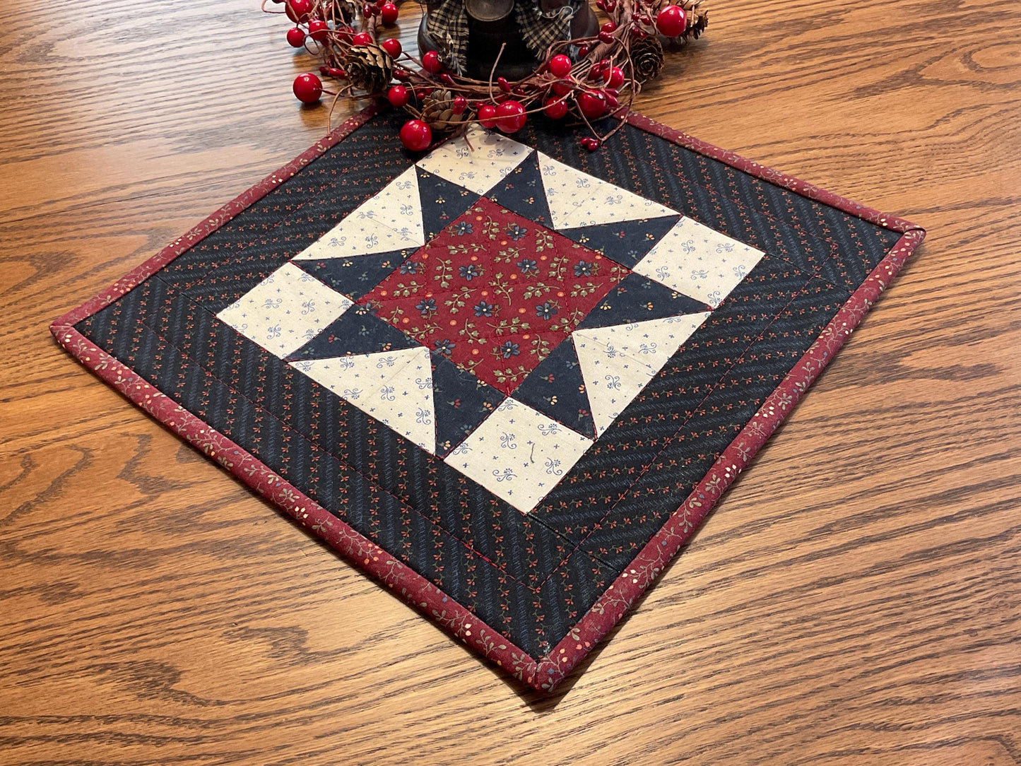 Primitive Farmhouse Americana Table Topper Item #2023