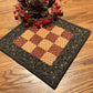 Primitive Farmhouse Checkerboard Table Topper Item #2024