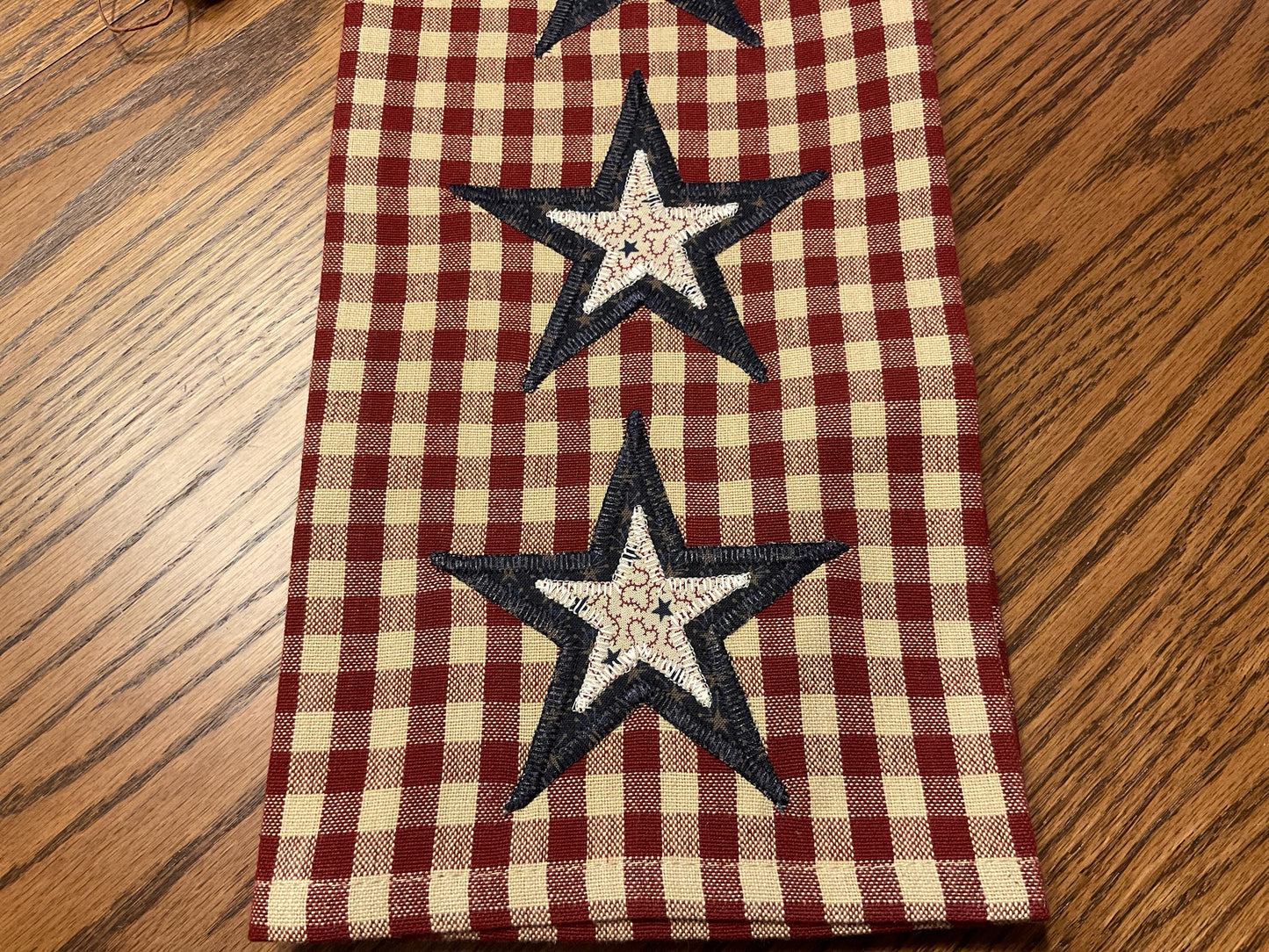 Primitive Farmhouse Americana Towel Item #2027
