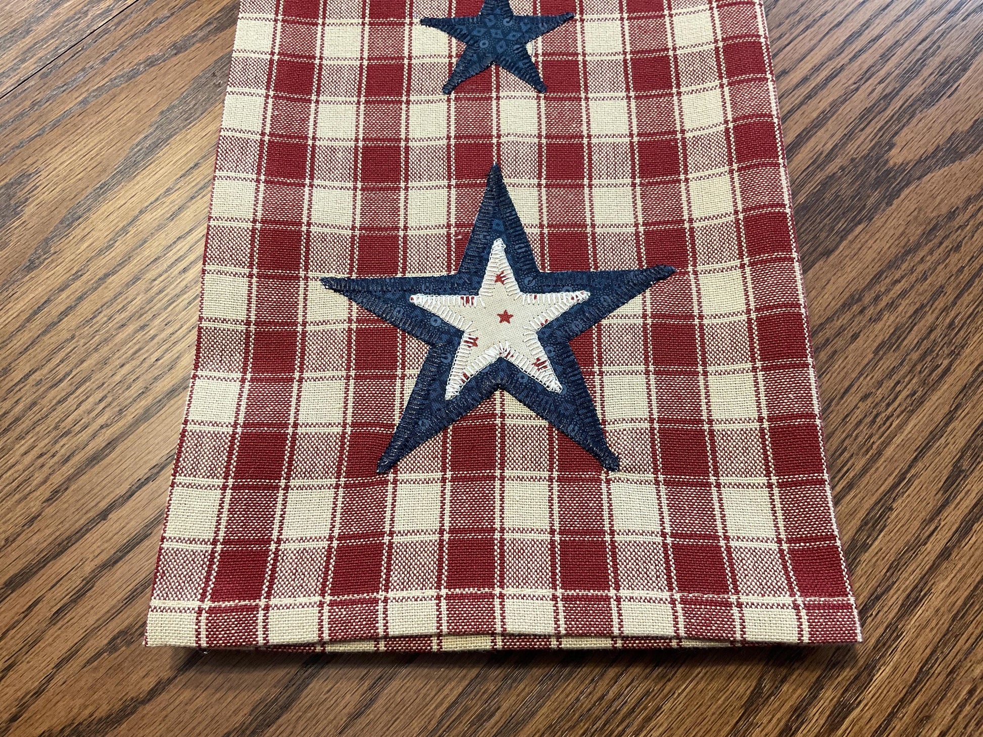 Primitive Farmhouse Americana Towel Item #2030