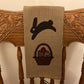 Primitive Farmhouse Easter Bunny Towel Item #2031