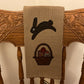 Primitive Farmhouse Easter Bunny Towel Item #2032