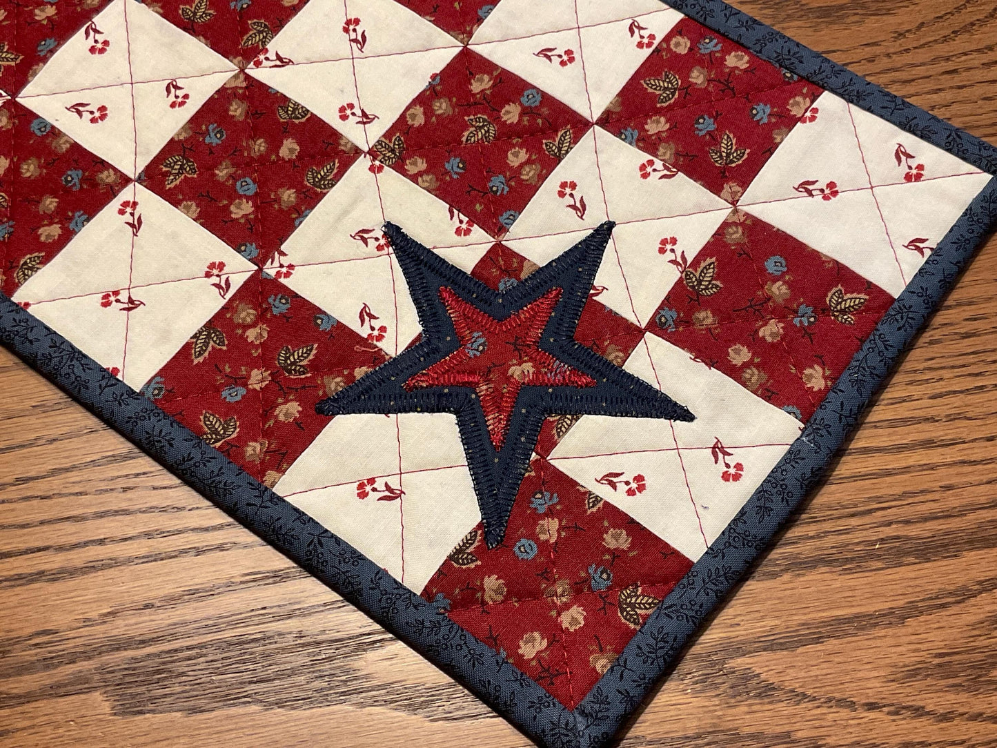 Americana Primitive Farmhouse Table Runner Item #2034