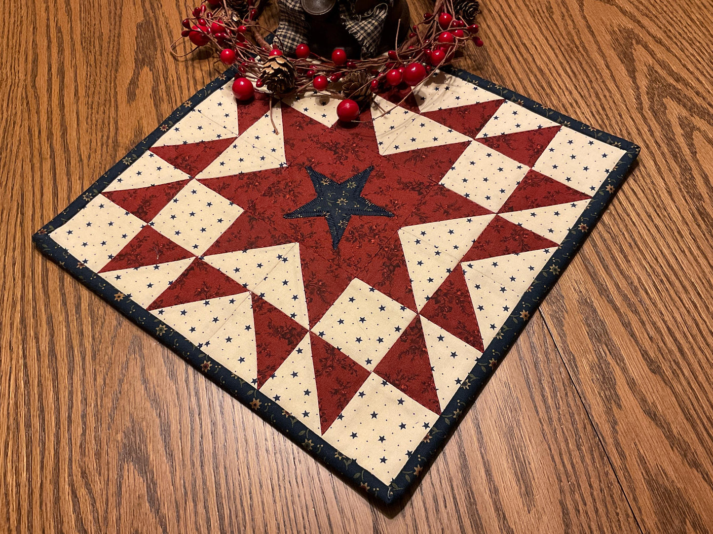 Primitive Farmhouse Americana Table Topper Item #2035