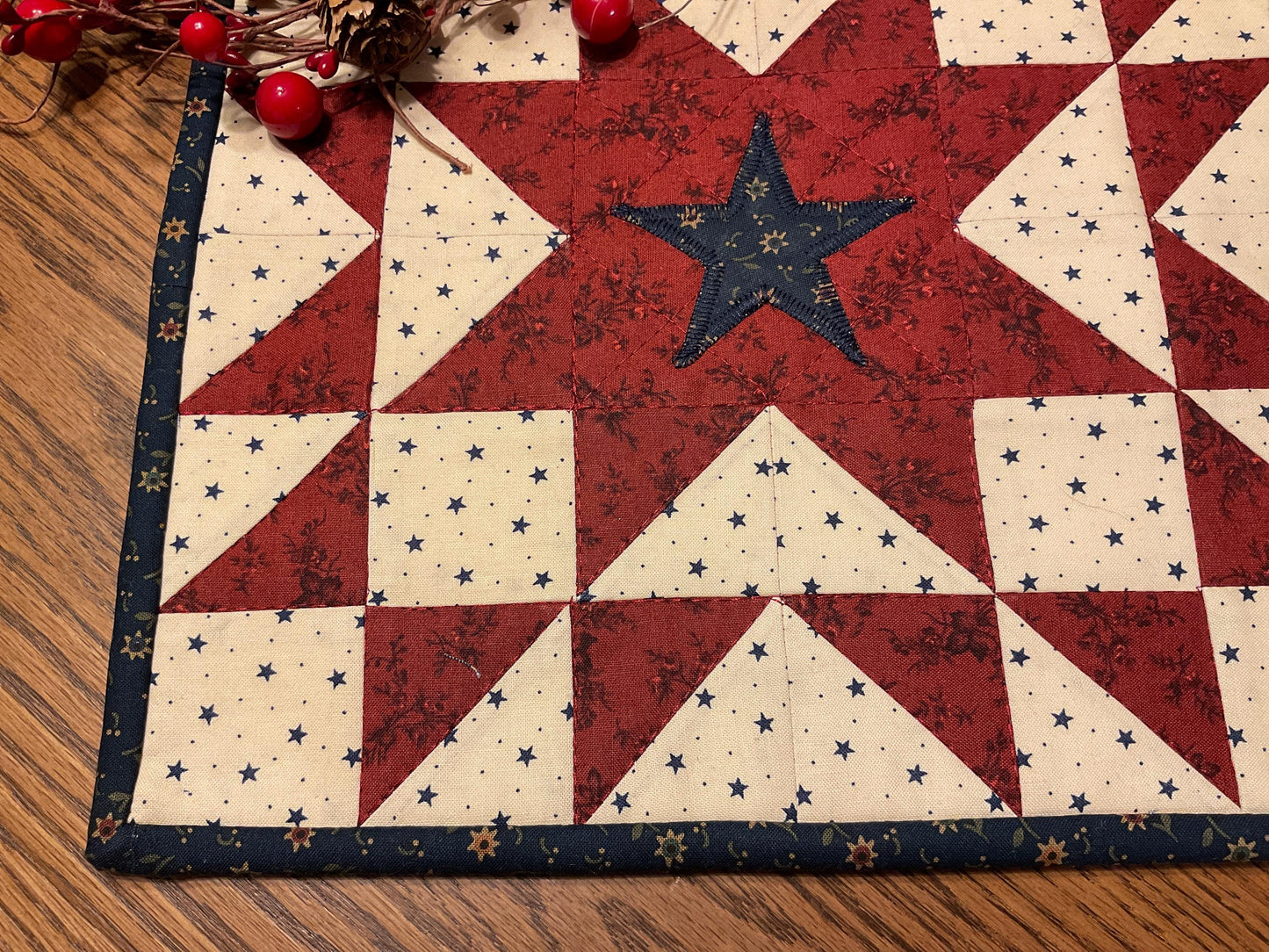 Primitive Farmhouse Americana Table Topper Item #2036
