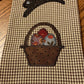 Primitive Farmhouse Easter Bunny Towel Item #2032