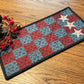 Primitive Farmhouse Americana Table Runner Item #2038