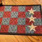 Primitive Farmhouse Americana Table Runner Item #2038