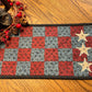 Primitive Farmhouse Americana Table Runner Item #2038