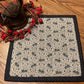 Primitive Farmhouse Patriotic Log Cabin Table Topper Item #2039