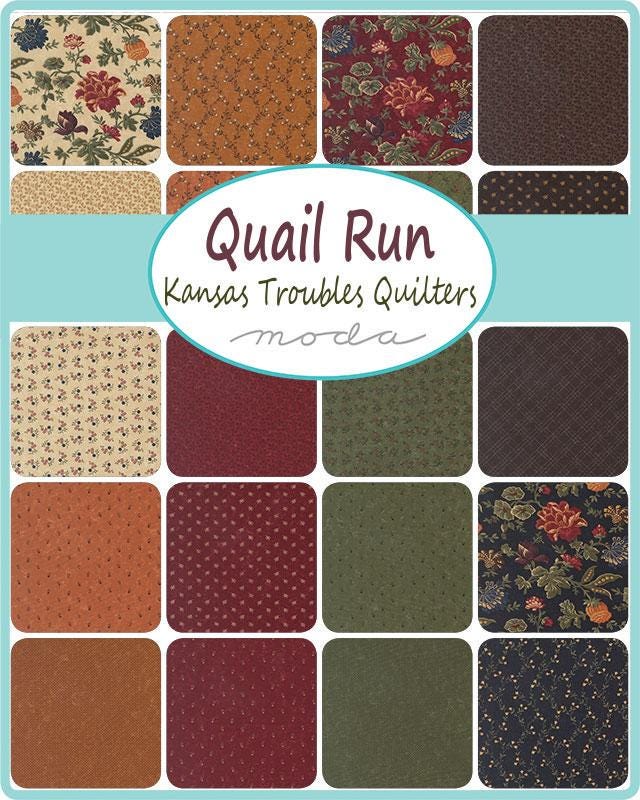 Quail Run by Kansas Troubles 9830AB Fat Quarter Bundle