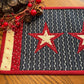Primitive Farmhouse Americana Table Runner Item #2042