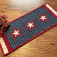 Primitive Farmhouse Americana Table Runner Item #2042