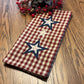 Primitive Farmhouse Americana Towel Item #2046