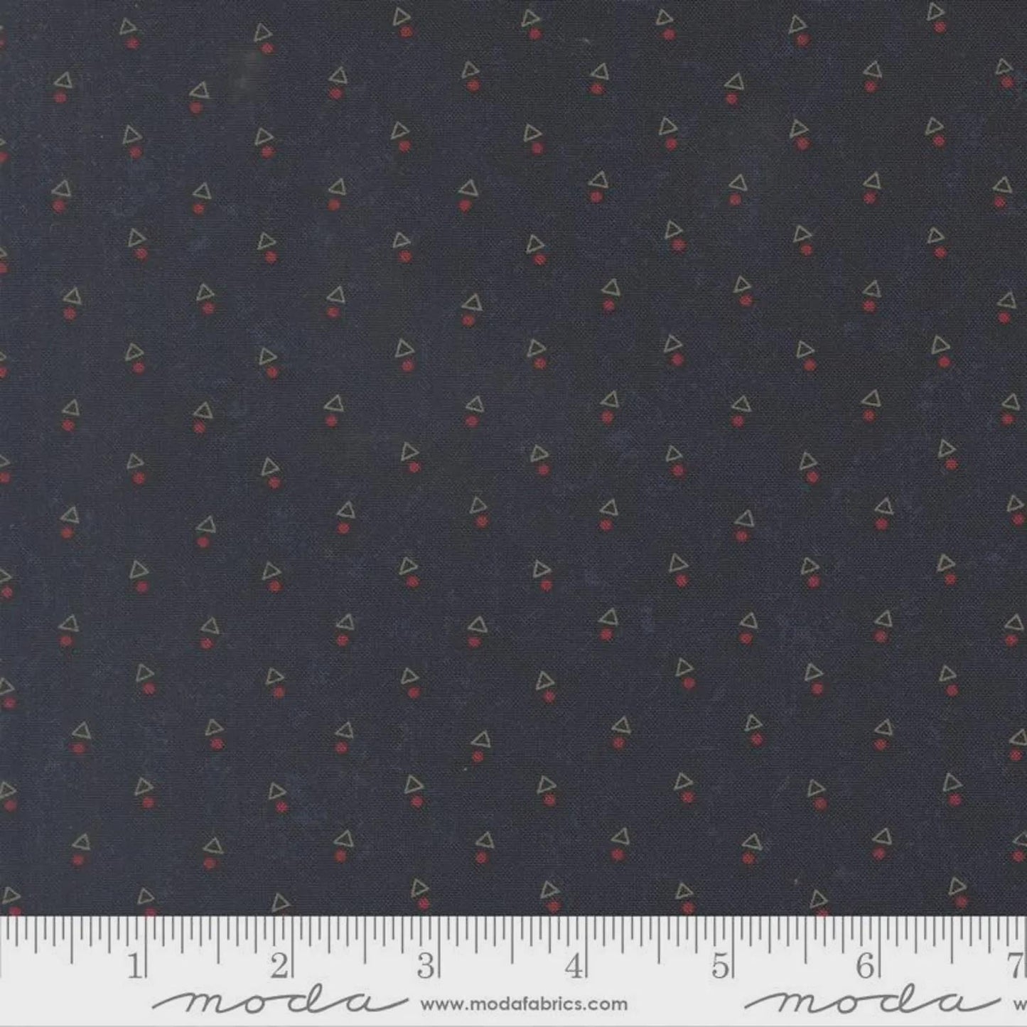 Quail Run by Kansas Troubles Triangle Dot Indigo 9836 14