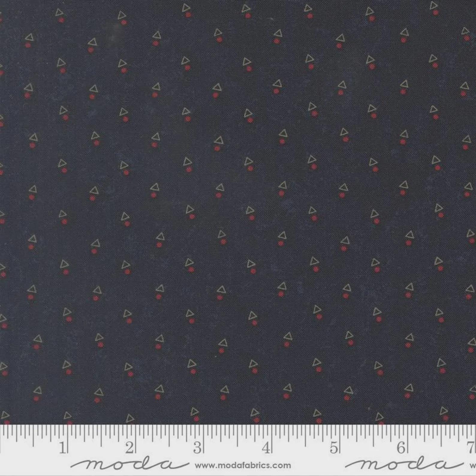 Quail Run by Kansas Troubles Triangle Dot Indigo 9836 14