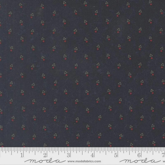 Quail Run by Kansas Troubles Triangle Dot Indigo 9836 14