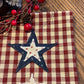 Primitive Farmhouse Americana Towel Item #2046