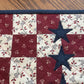 Primitive Farmhouse Americana Table Runner Item #2049