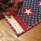 RESERVED FOR TOM Primitive Farmhouse Americana Table Runner Item #2050