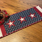 RESERVED FOR TOM Primitive Farmhouse Americana Table Runner Item #2050