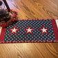 RESERVED FOR TOM Primitive Farmhouse Americana Table Runner Item #2050