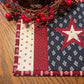 RESERVED FOR TOM Primitive Farmhouse Americana Table Runner Item #2050