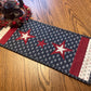RESERVED FOR TOM Primitive Farmhouse Americana Table Runner Item #2051