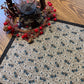 Primitive Farmhouse Patriotic Log Cabin Table Topper Item #2052