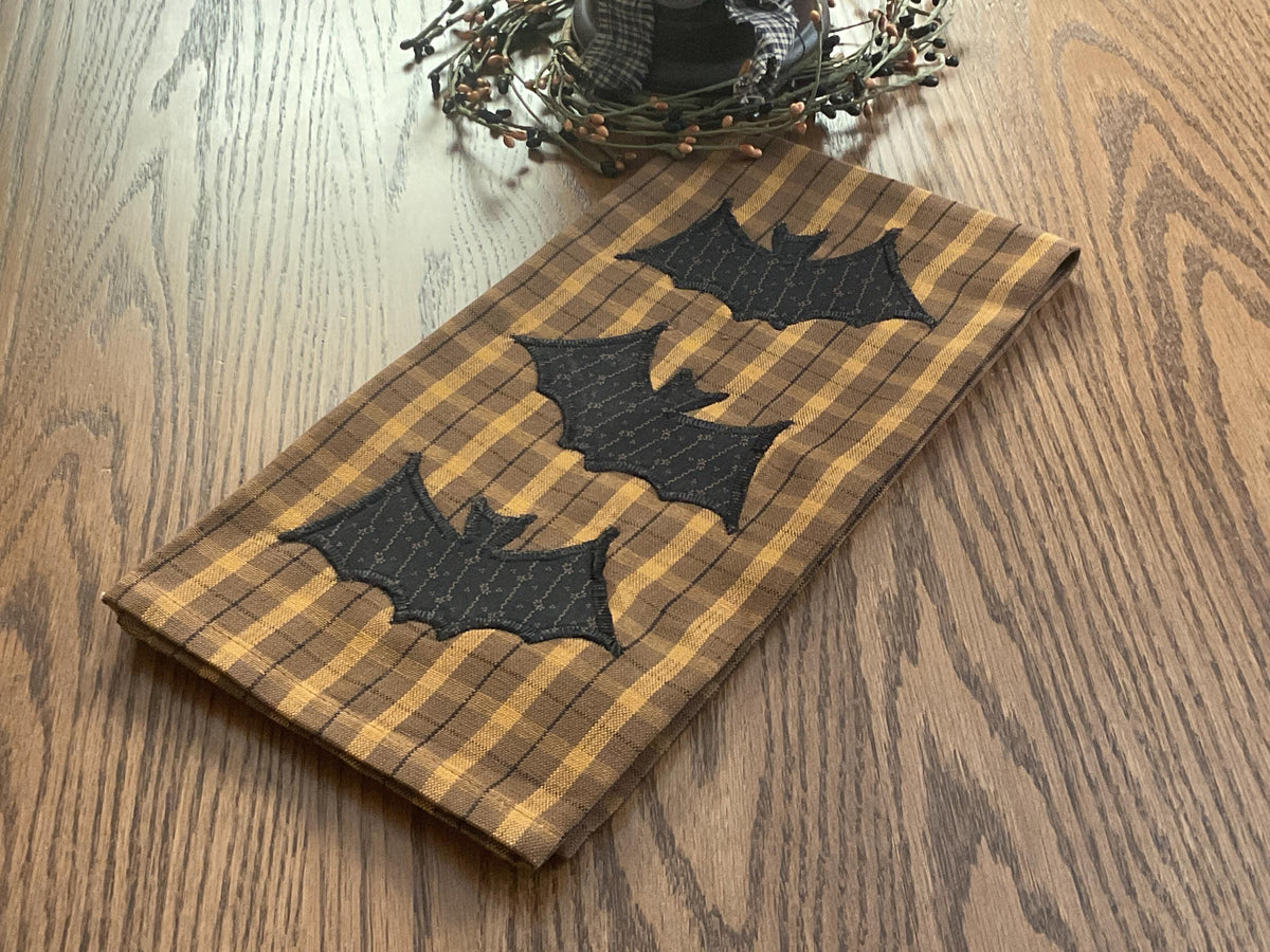 Halloween Primitive Farmhouse Towel Item #2053